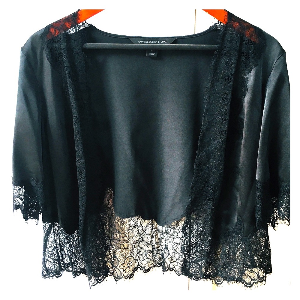 Express Design Studio Silk Top/Jacket